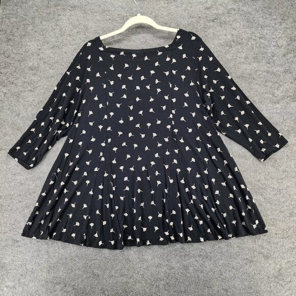 J Jill Shirt Womens 1X Wearever Collection 3/4 Sleeve - Picture 2 of 7